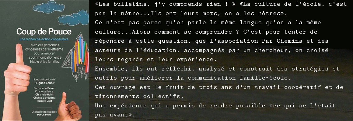 Rapport "Coup de pouce, une recherche-action coopérative" Par Chemins