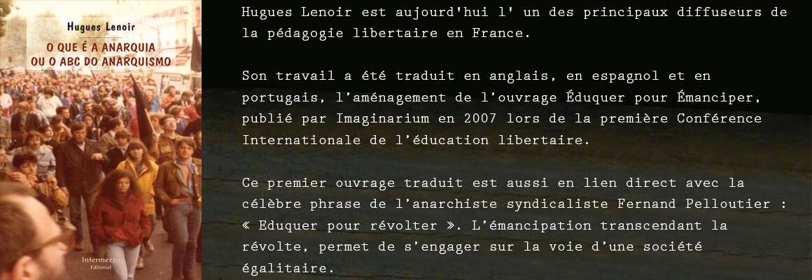 O Que É A Anarquia Ou O Abc Do Anarquismo - Hugues Lenoir [2021]